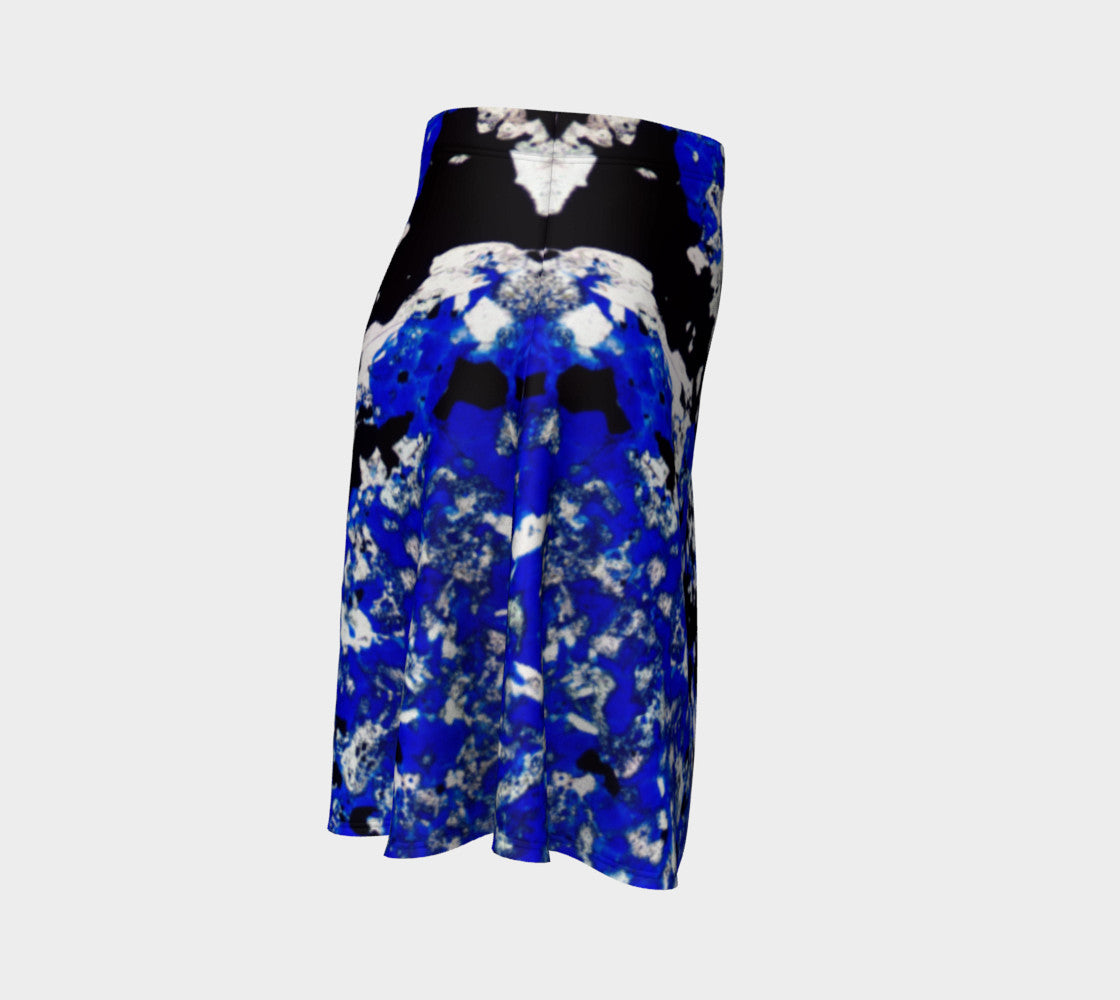 Lapis Lazuli 'Fresco' flare skirt