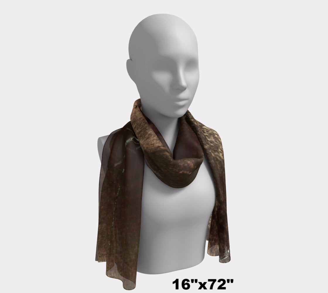 Bird's Eye Rhyolite ‘Amazon Warrior’ long scarf