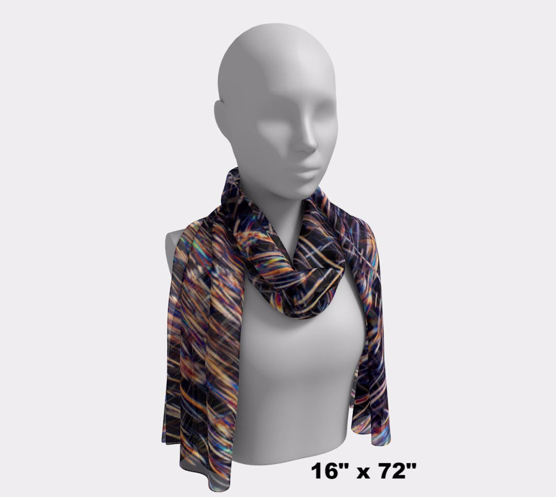 Larimar ‘Mikado’ long scarf