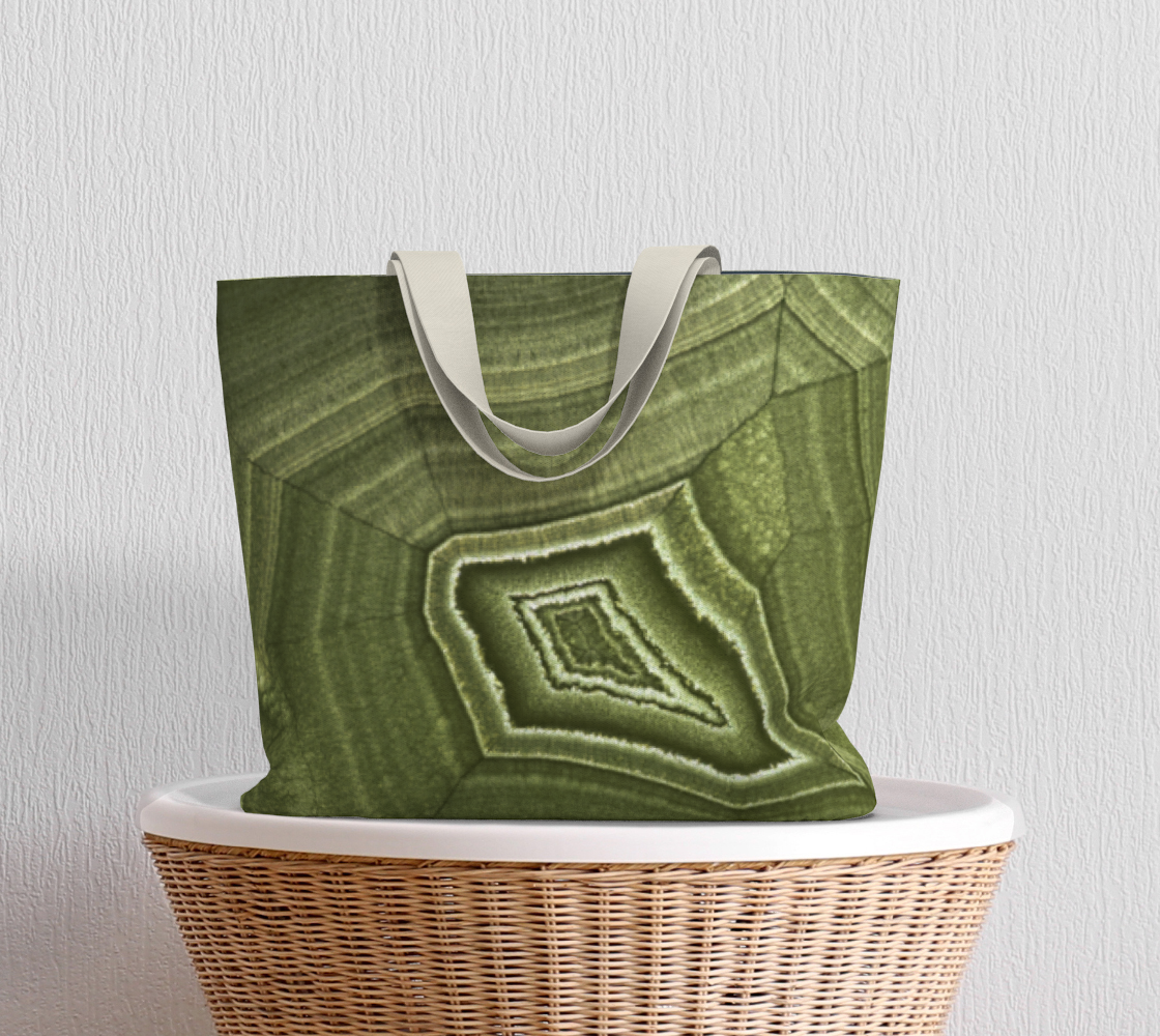 Malachite ‘Verde’ (Bisbee, AZ) large tote bag