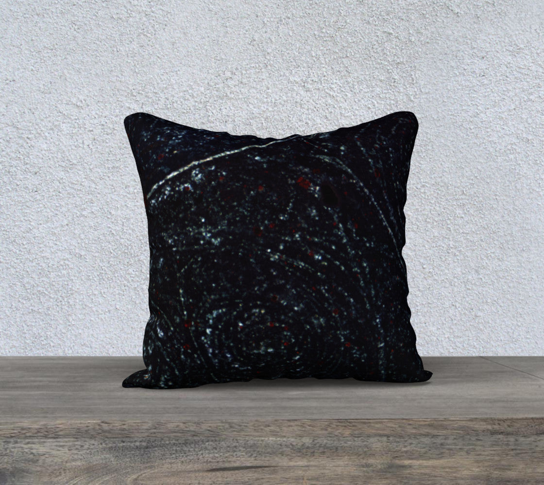 Bird's Eye Rhyolite 'Volcanic Universe' 18"x18" pillow case