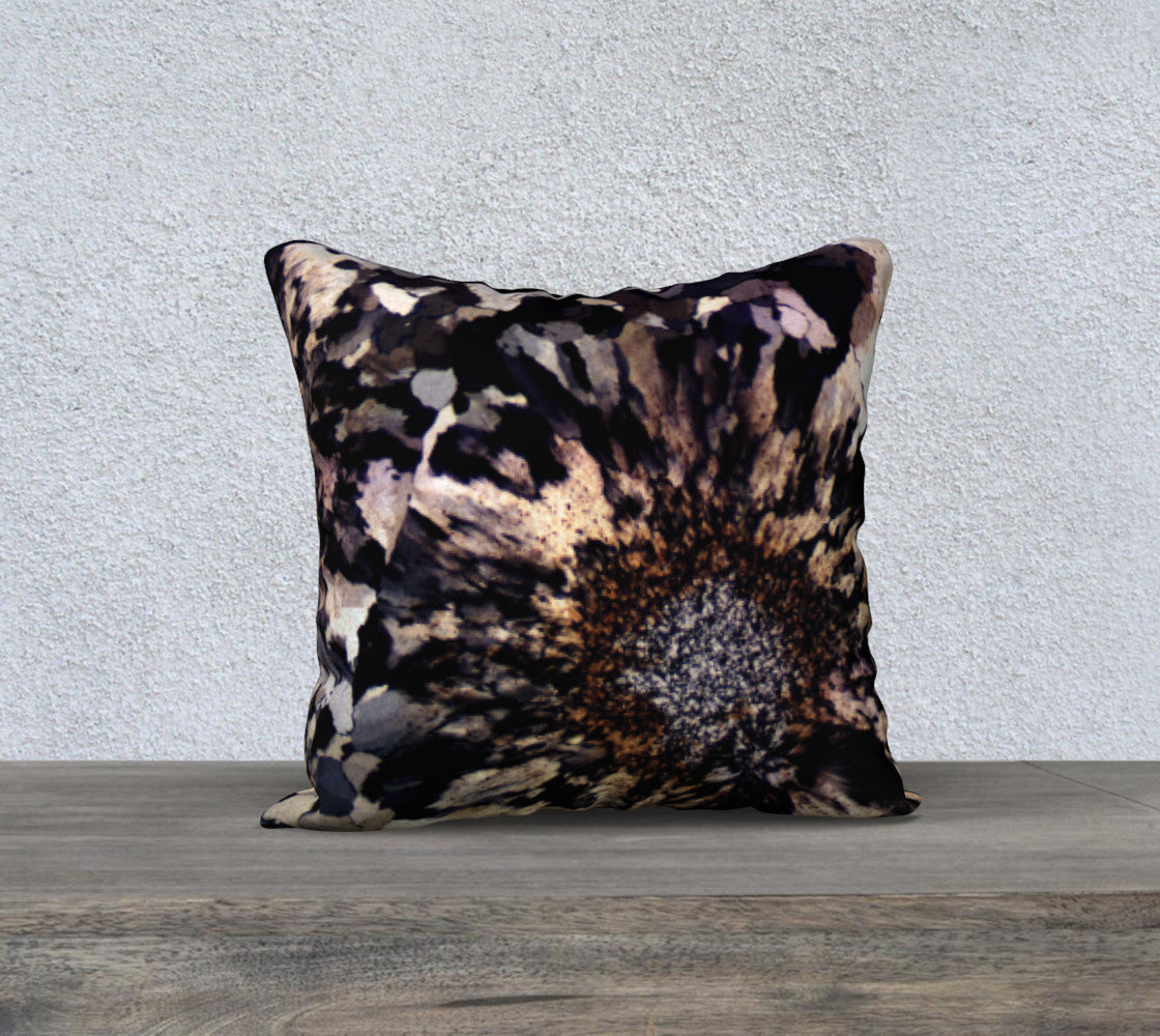 Ocean Jasper ‘Quartz Totality’ 18"x18" pillow