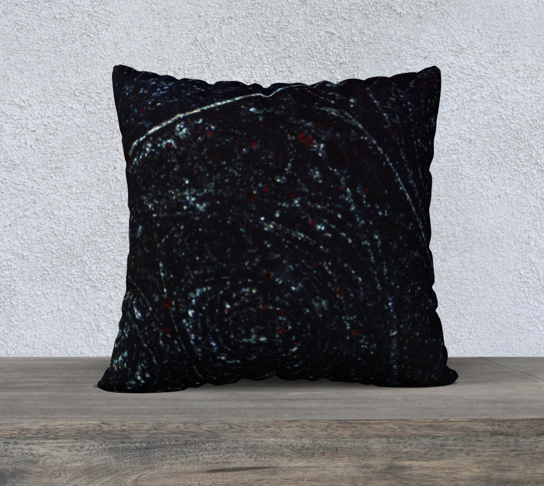 Bird's Eye Rhyolite 'Volcanic Universe' 22"x22" pillow case