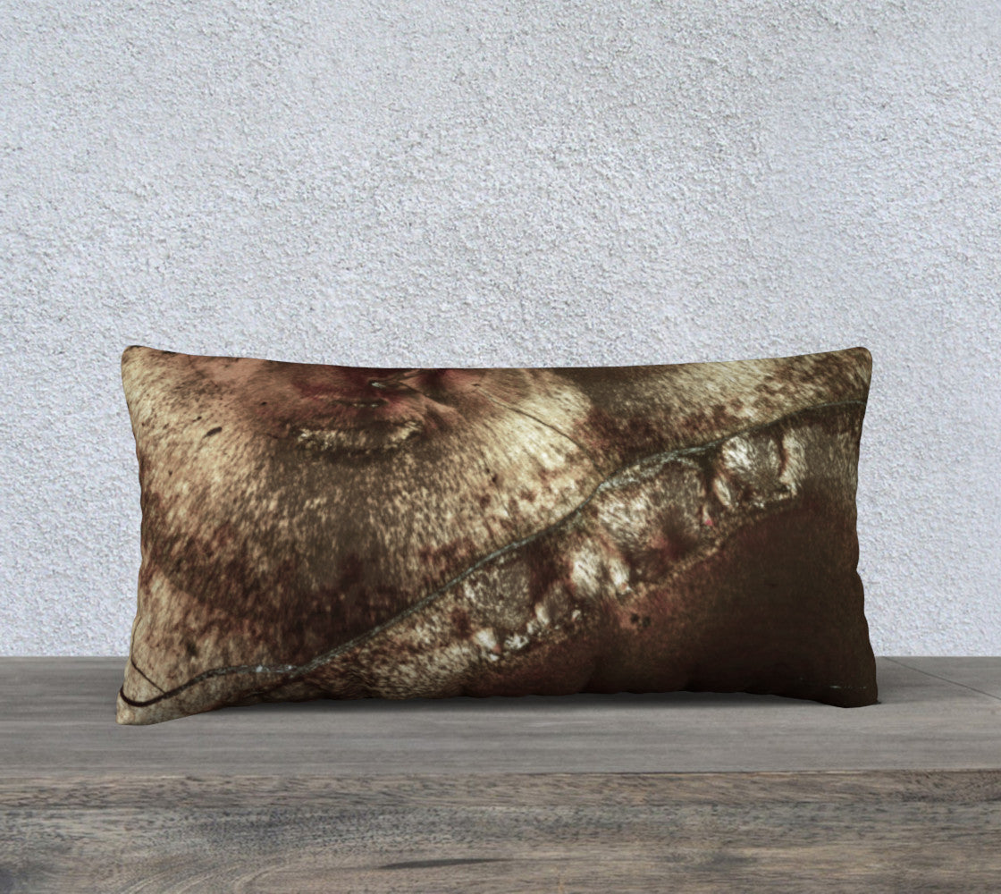 Bird's Eye Rhyolite 'Amazon Warrior' 24"x12" pillow case