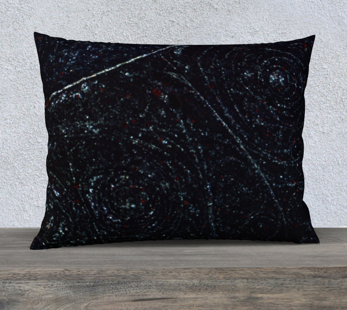 Bird's Eye Rhyolite 'Volcanic Universe' 26"x20" pillow case