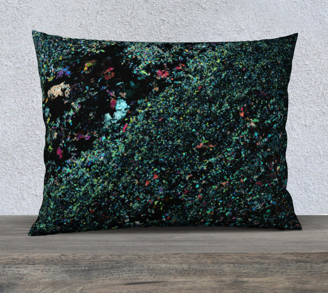 Lapis Lazuli 'Neon Tide' 26"x20" pillow case