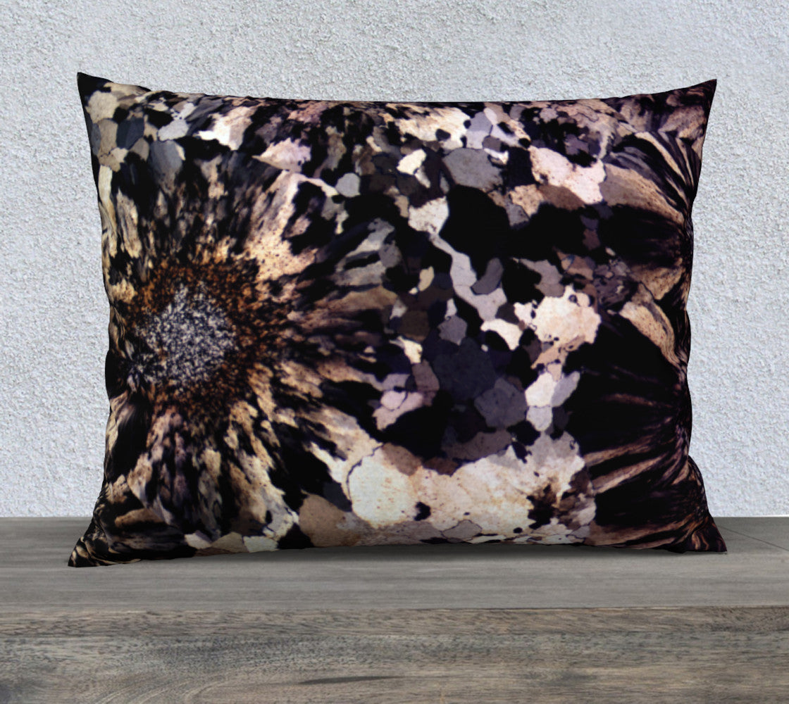 Ocean Jasper ‘Quartz Totality’ 26"x20" pillow