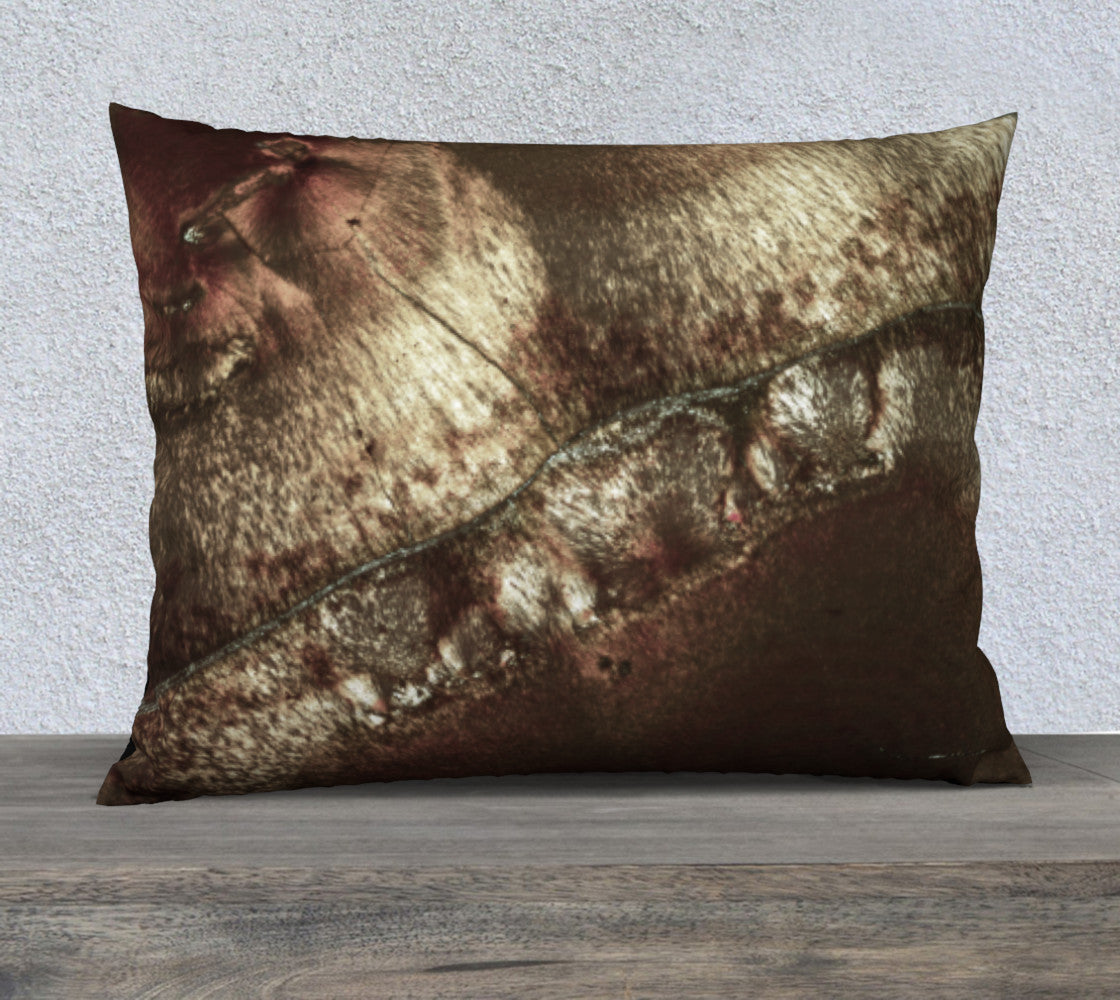 Bird's Eye Rhyolite 'Amazon Warrior' 26"x20" pillow case