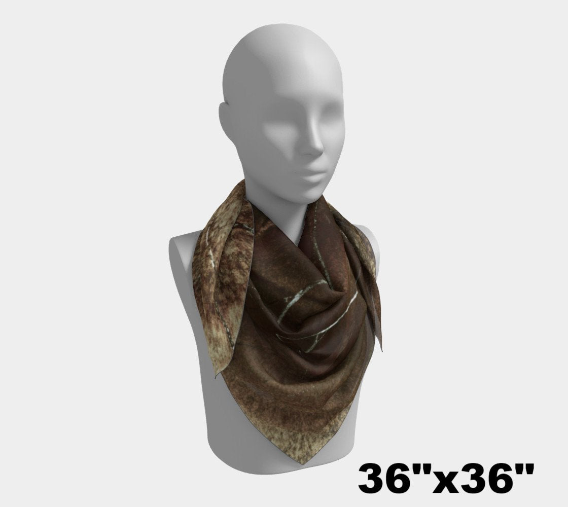 Bird's Eye Rhyolite 'Amazon Warrior' square scarf