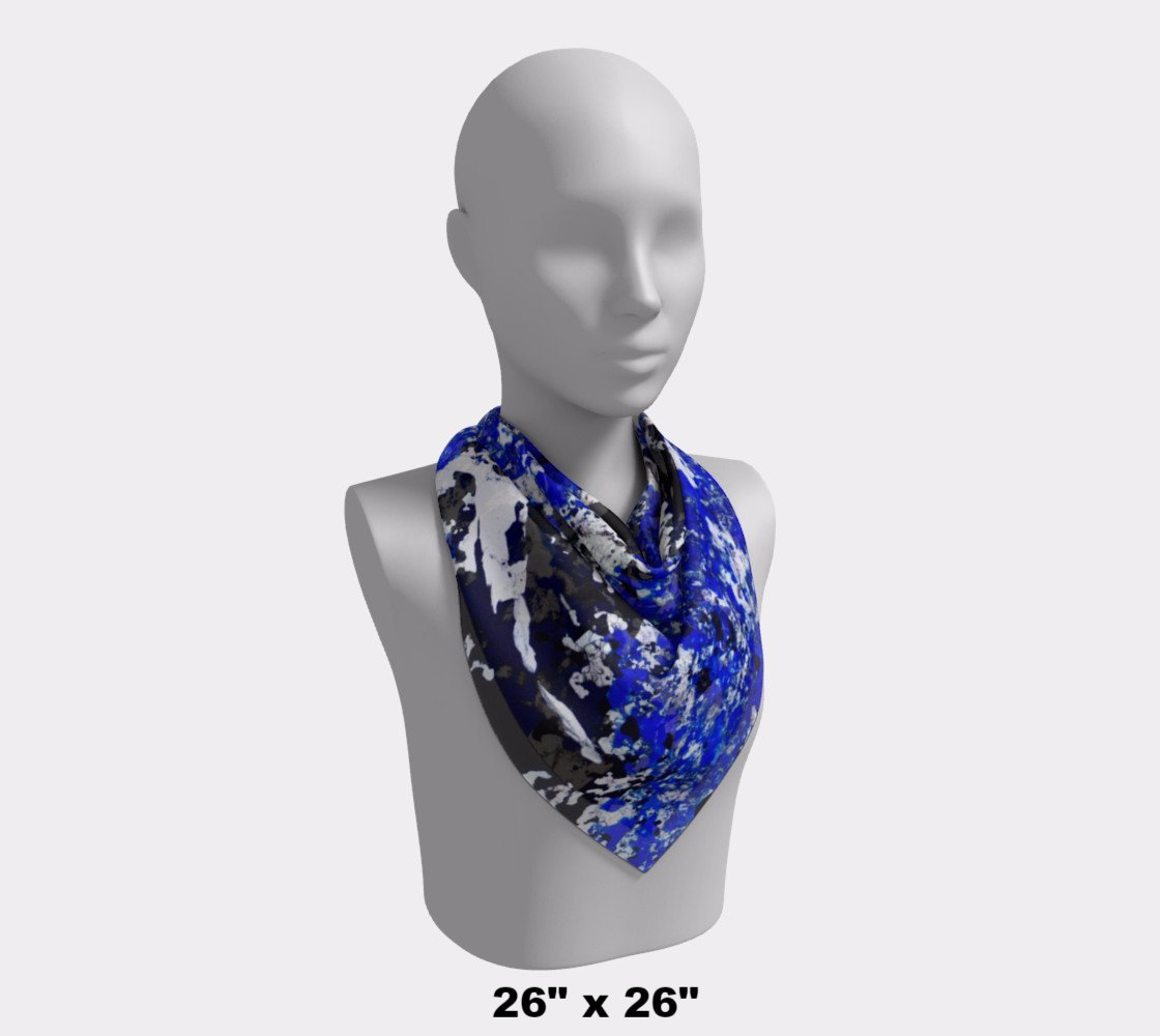 Lapis Lazuli 'Fresco' square scarf