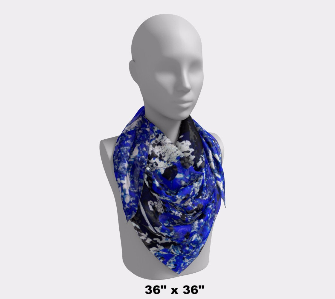 Lapis Lazuli 'Fresco' square scarf