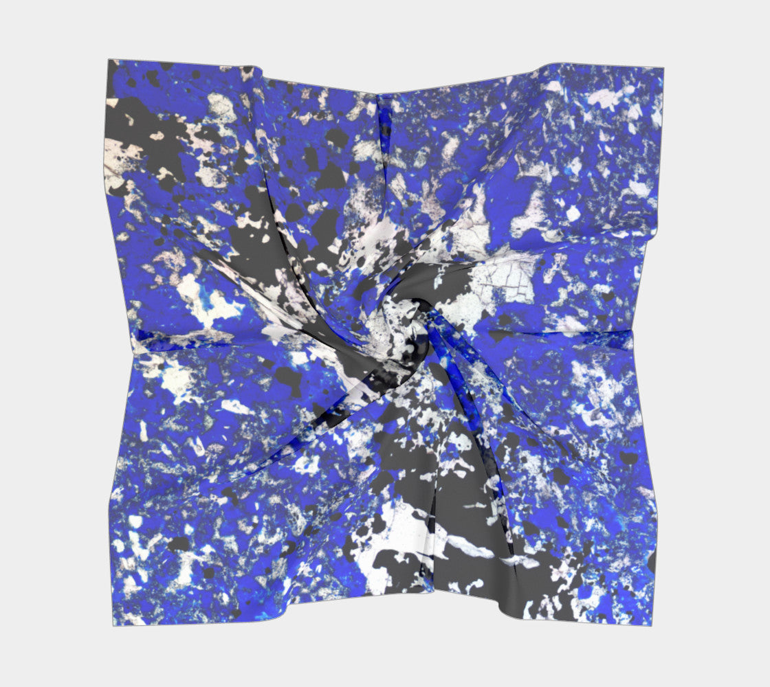 Lapis Lazuli 'Fresco' square scarf