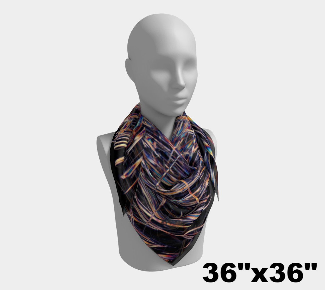 Larimar ‘Mikado’ square scarf
