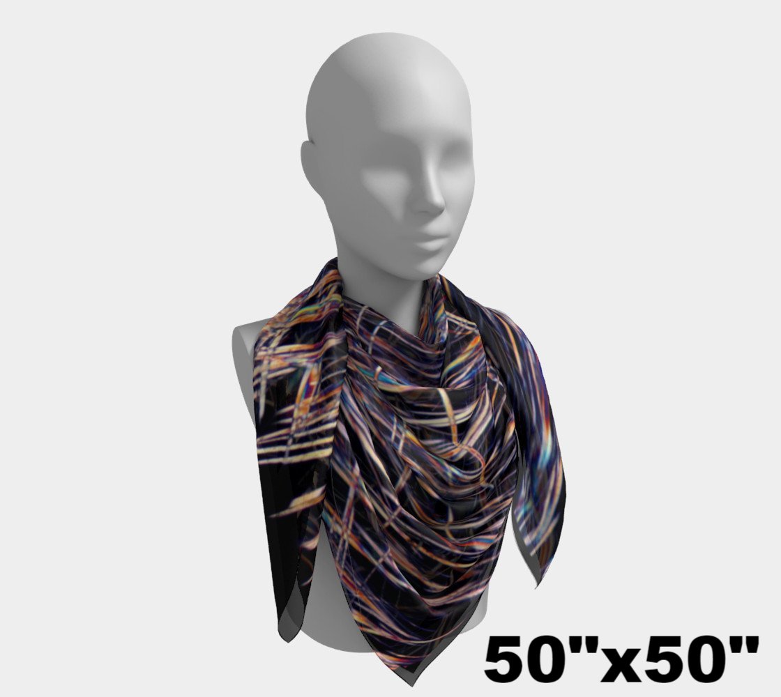 Larimar ‘Mikado’ square scarf