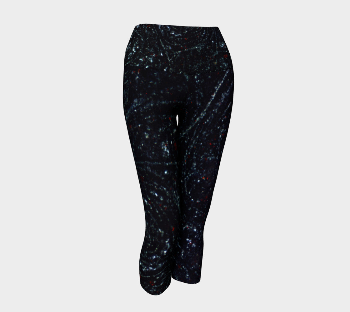 Bird's Eye Rhyolite 'Volcanic Universe' yoga capris