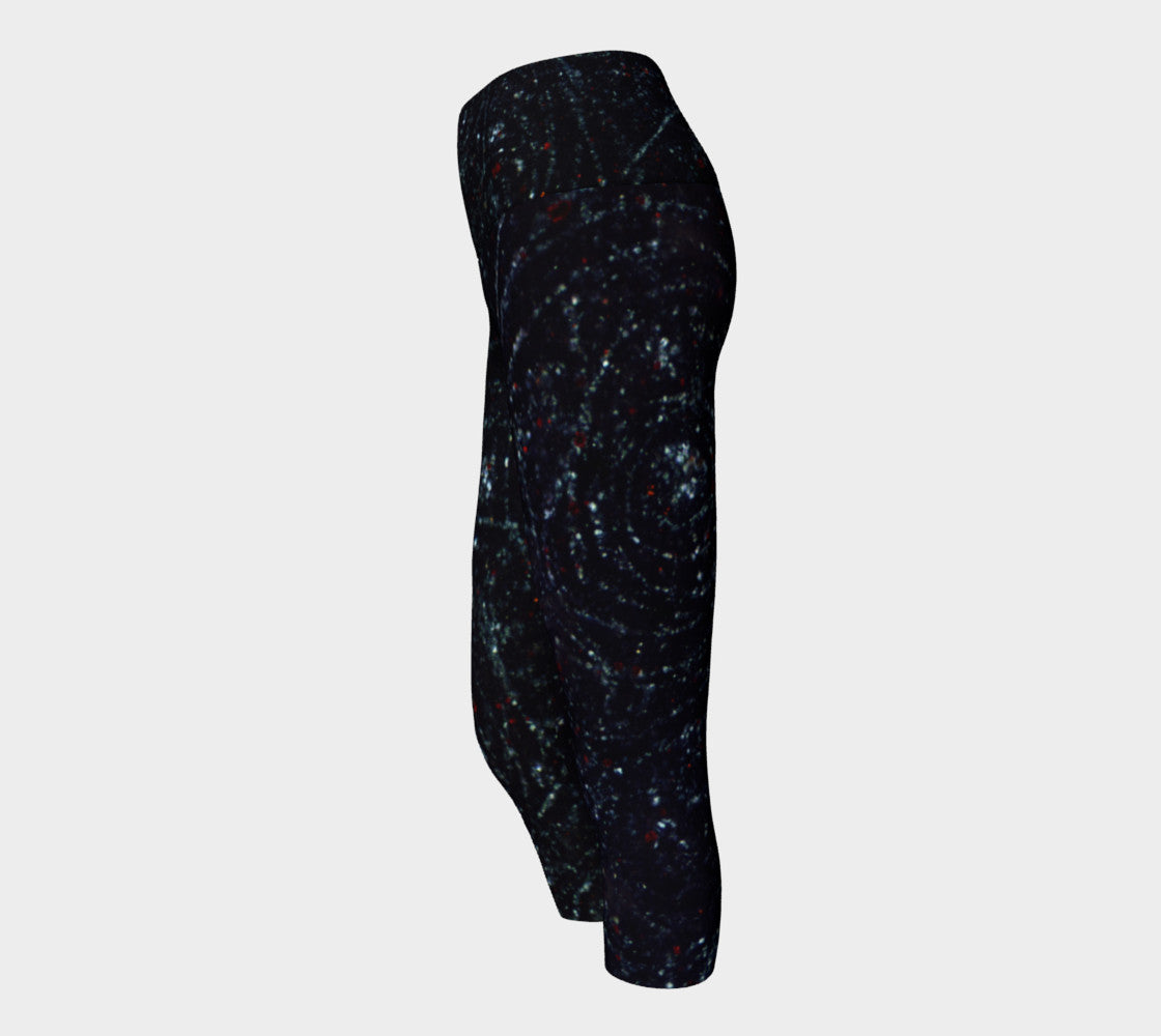 Bird's Eye Rhyolite 'Volcanic Universe' yoga capris