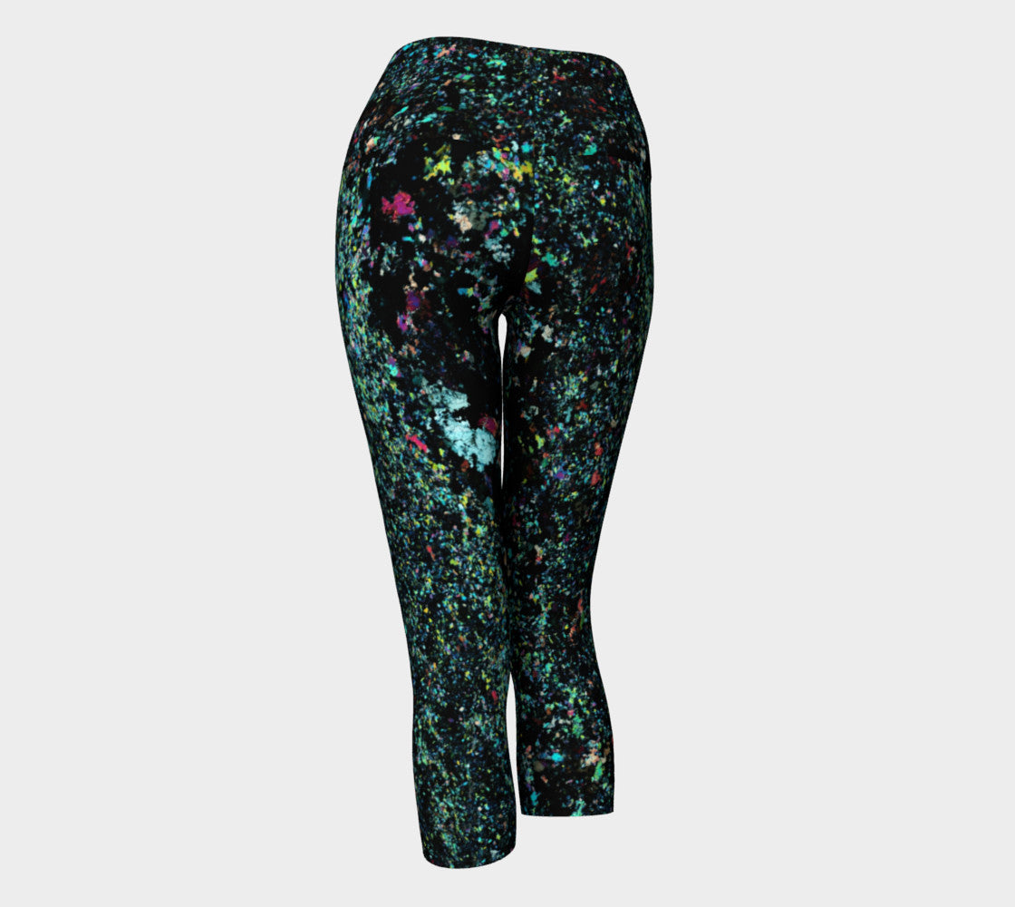 Lapis Lazuli 'Neon Tide' yoga capris