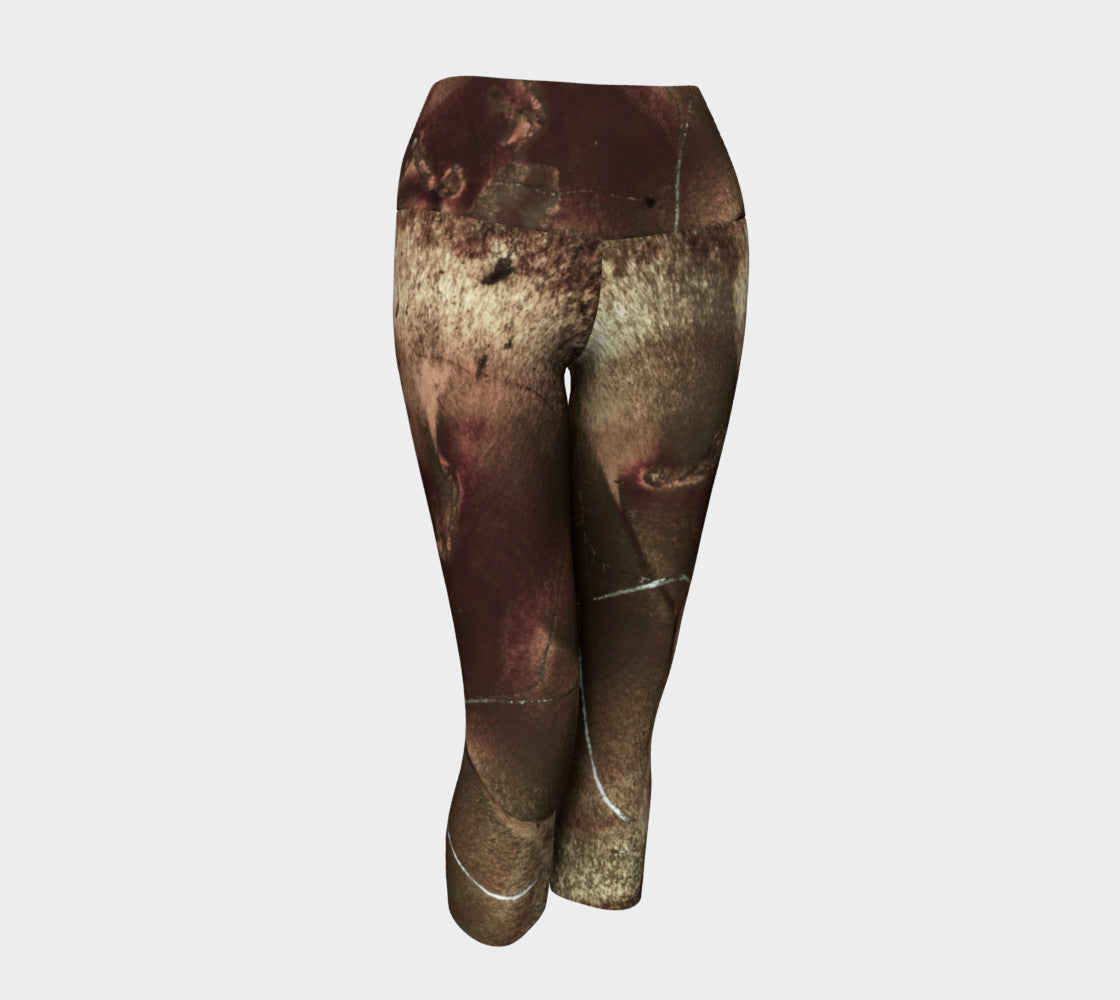 Bird's Eye Rhyolite 'Amazon Warrior' yoga capris