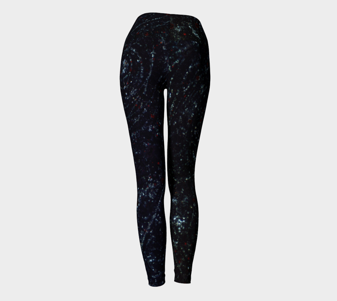 Bird's Eye Rhyolite 'Volcanic Universe' yoga leggings