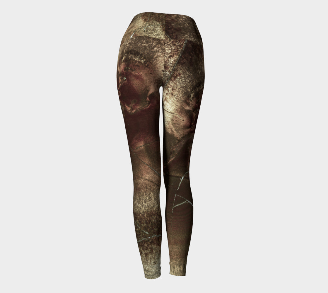 Bird's Eye Rhyolite 'Amazon Warrior' yoga leggings