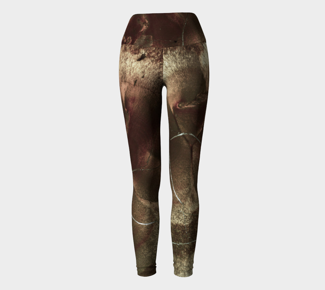 Bird's Eye Rhyolite 'Amazon Warrior' yoga leggings