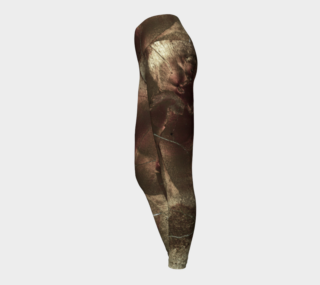 Bird's Eye Rhyolite 'Amazon Warrior' yoga leggings