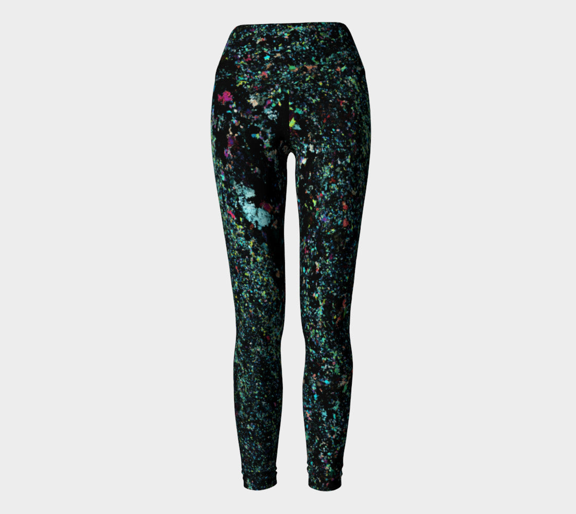 Lapis Lazuli 'Neon Tide' yoga leggings