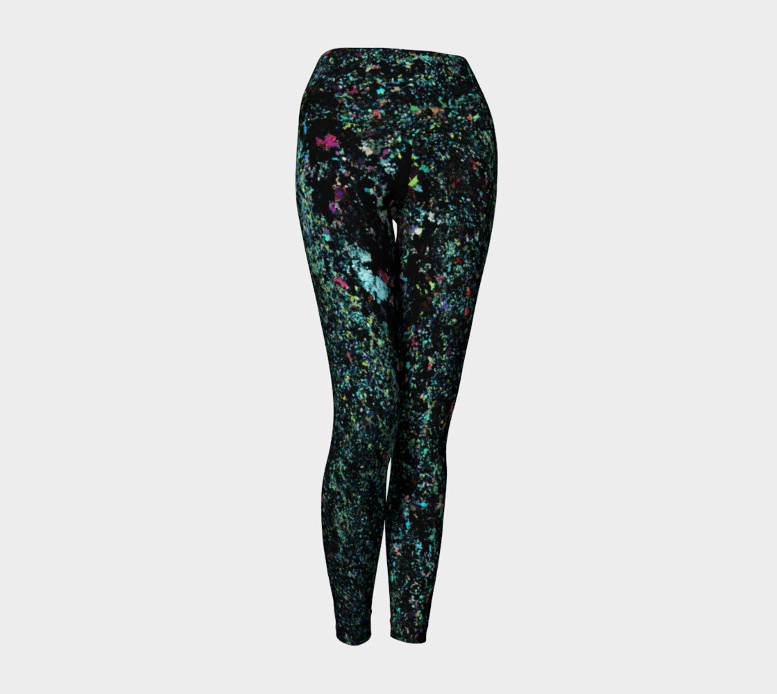 Lapis Lazuli 'Neon Tide' yoga leggings