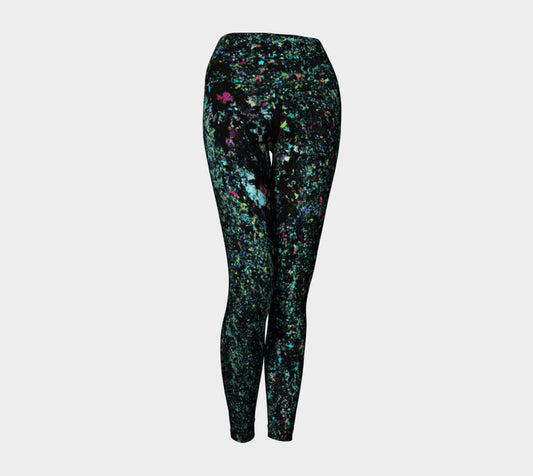 Lapis Lazuli 'Neon Tide' yoga leggings