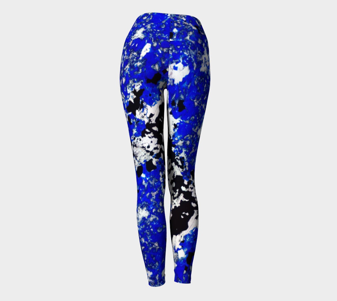 Lapis Lazuli 'Fresco' yoga leggings