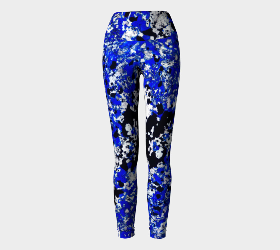 Lapis Lazuli 'Fresco' yoga leggings