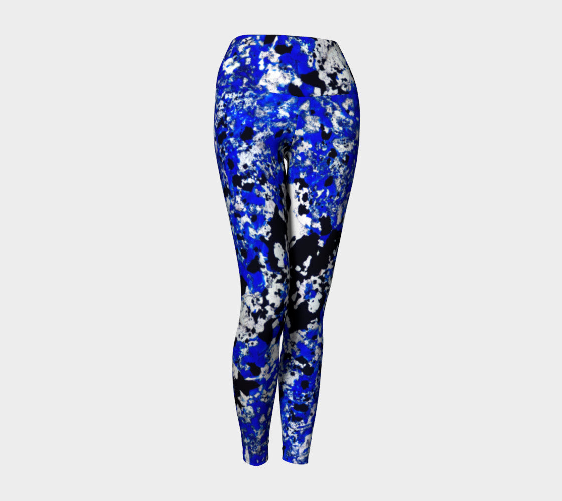 Lapis Lazuli 'Fresco' yoga leggings