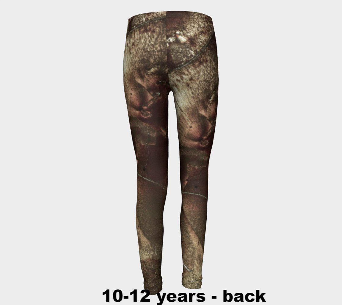 Bird's Eye Rhyolite 'Amazon Warrior' youth leggings