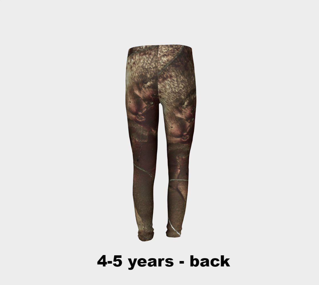 Bird's Eye Rhyolite 'Amazon Warrior' youth leggings