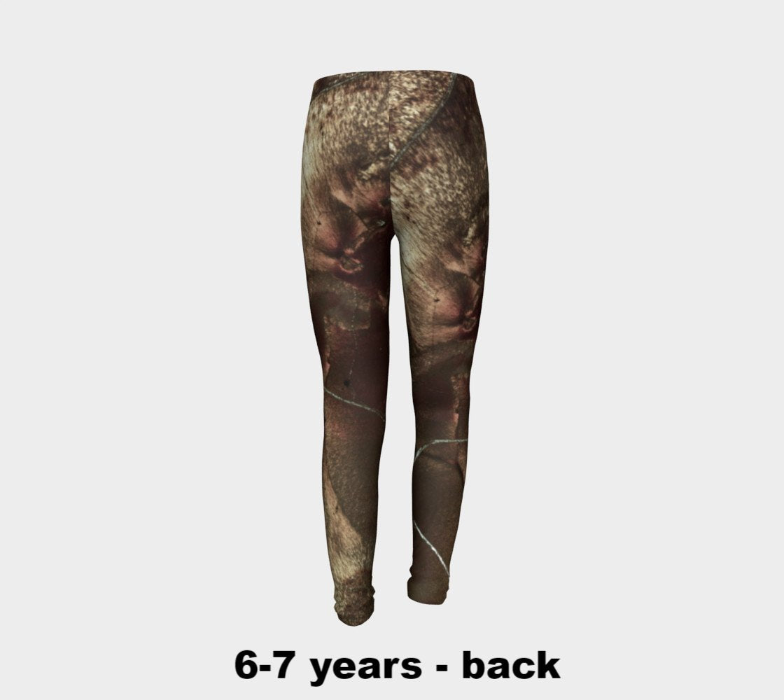 Bird's Eye Rhyolite 'Amazon Warrior' youth leggings