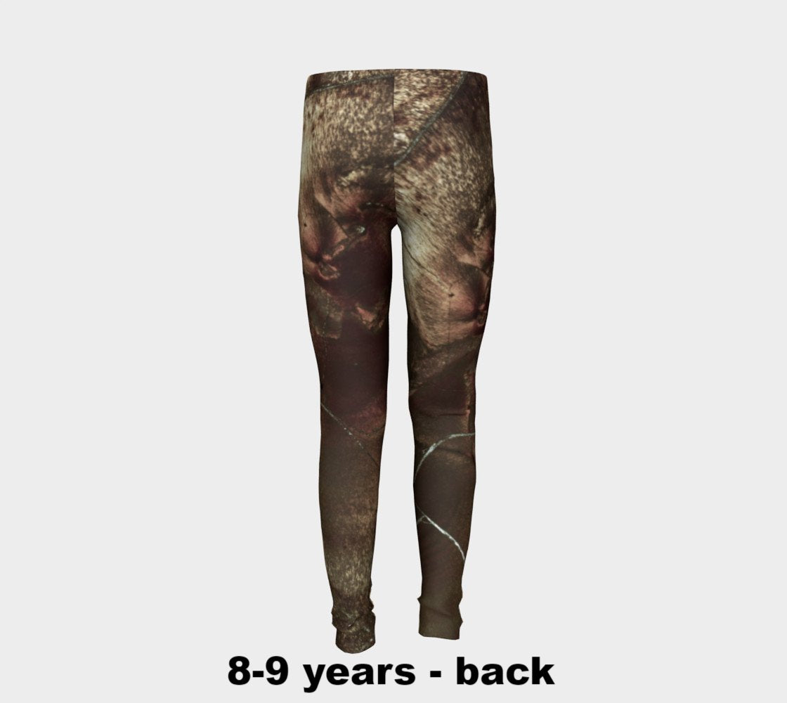 Bird's Eye Rhyolite 'Amazon Warrior' youth leggings