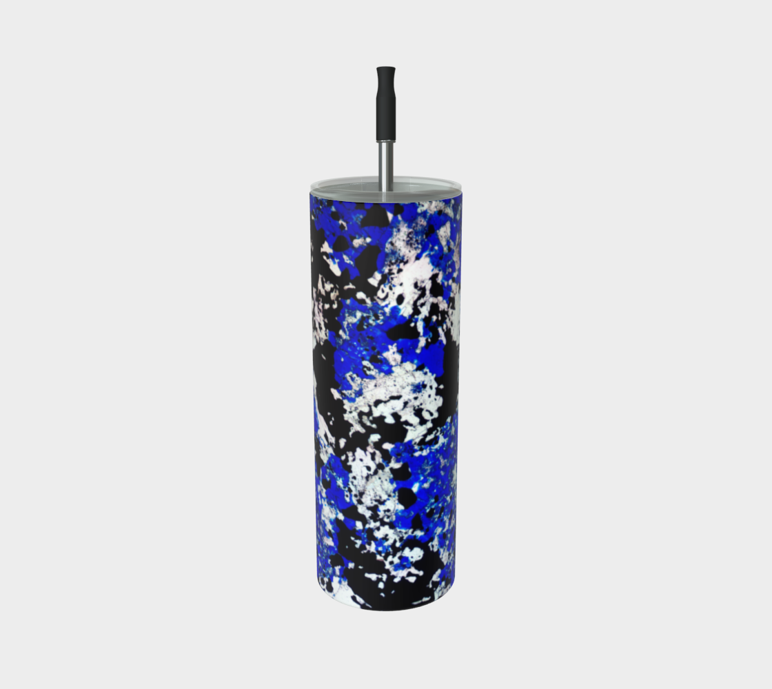 Lapis Lazuli 'Fresco' stainless steel tumbler matte