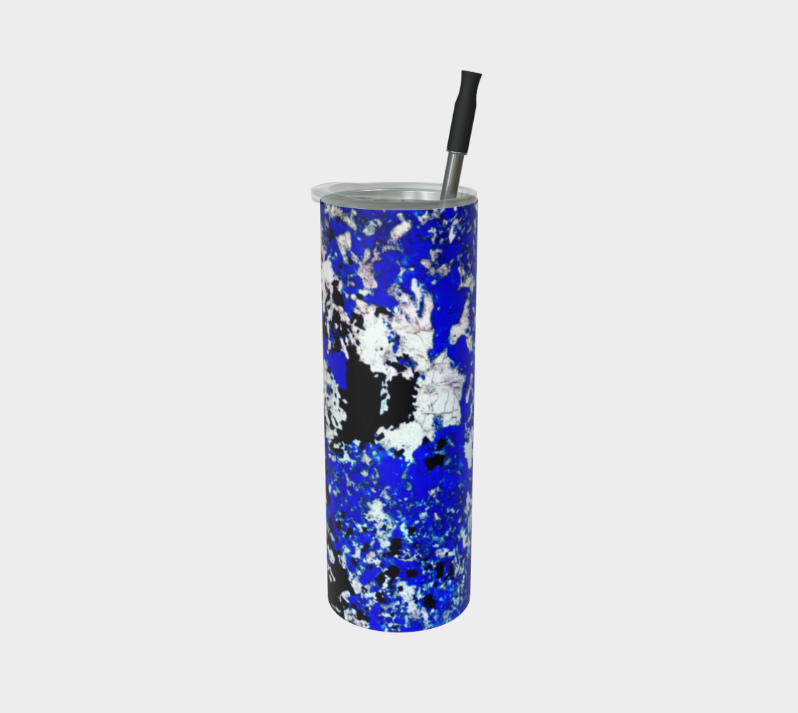 Lapis Lazuli 'Fresco' stainless steel tumbler matte