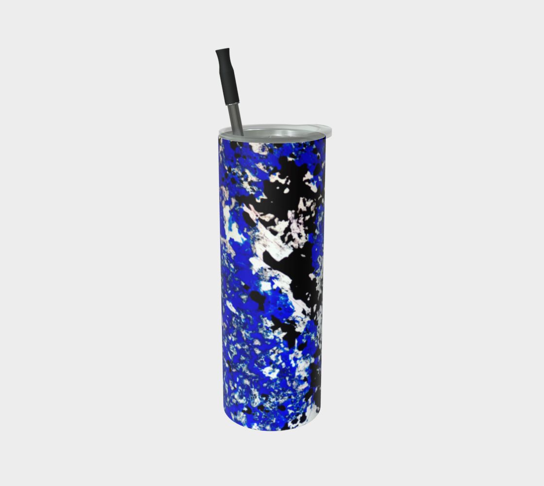 Lapis Lazuli 'Fresco' stainless steel tumbler matte