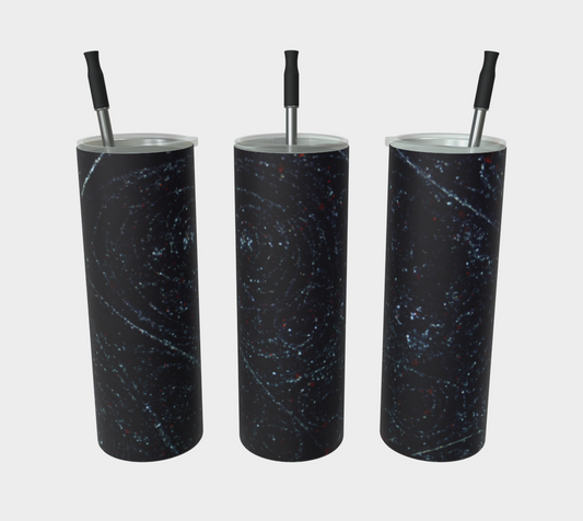 Bird's Eye Rhyolite ‘Volcanic Universe’ stainless steel tumbler matte