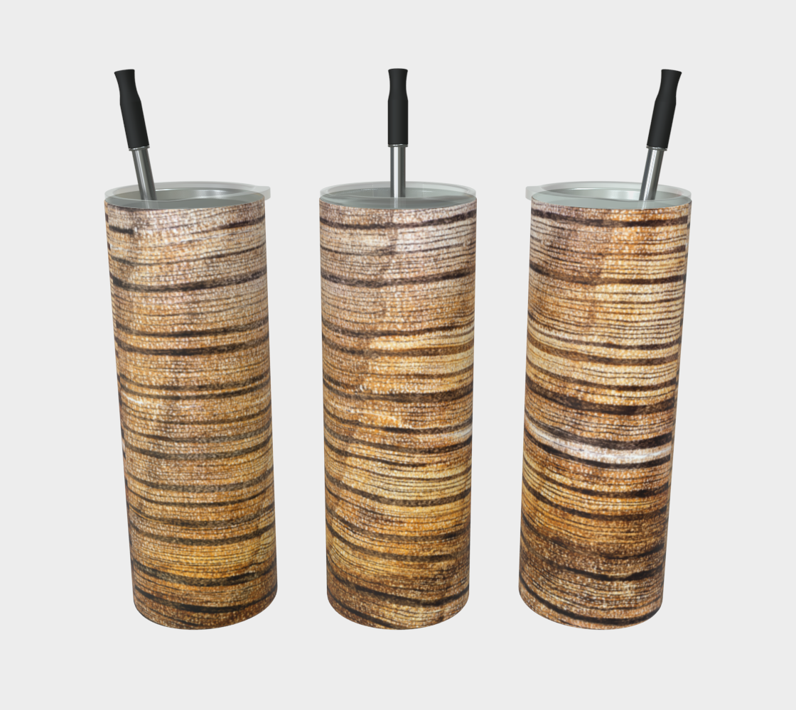 Petrified Wood 'Madera' stainless steel tumbler matte