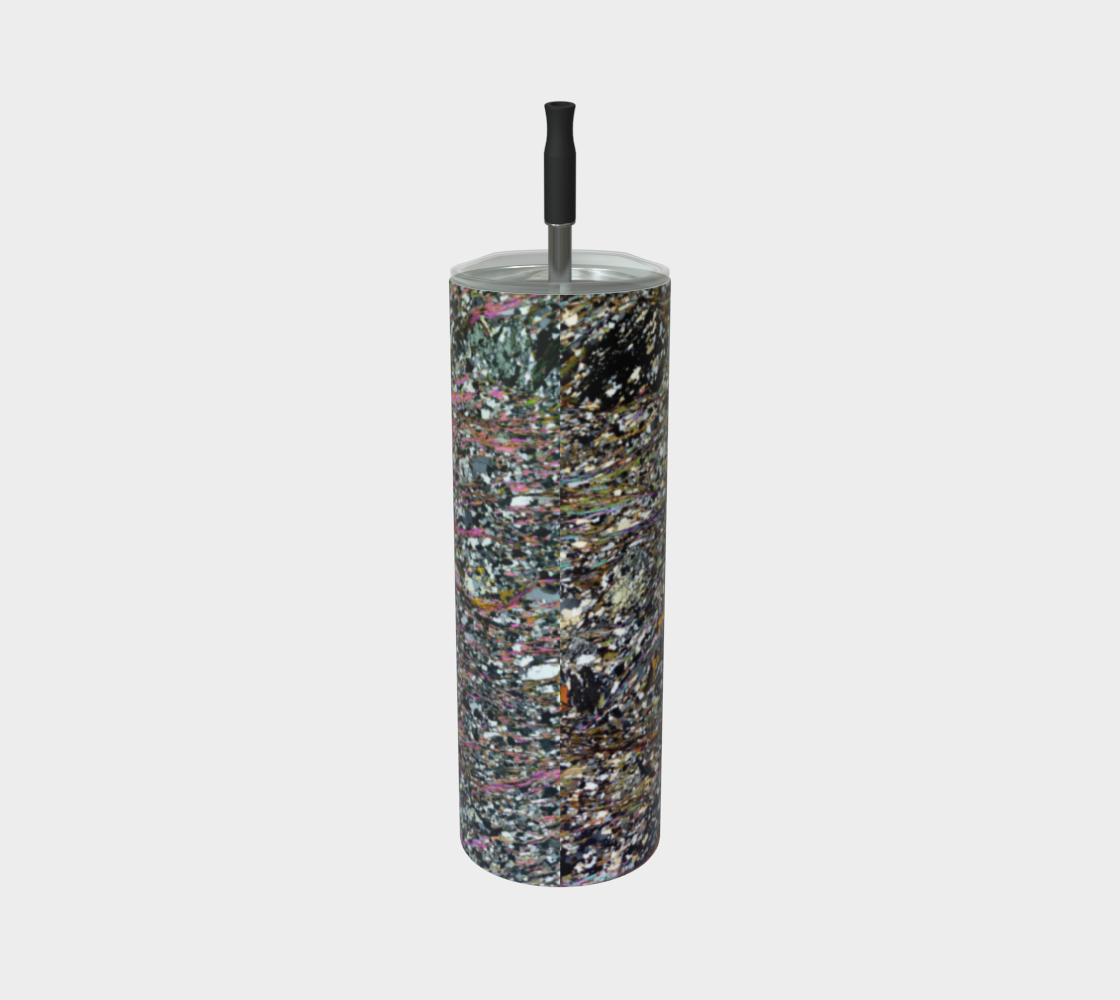 Pelitic Schist (Norumbega Fault System, Maine) stainless steel tumbler matte