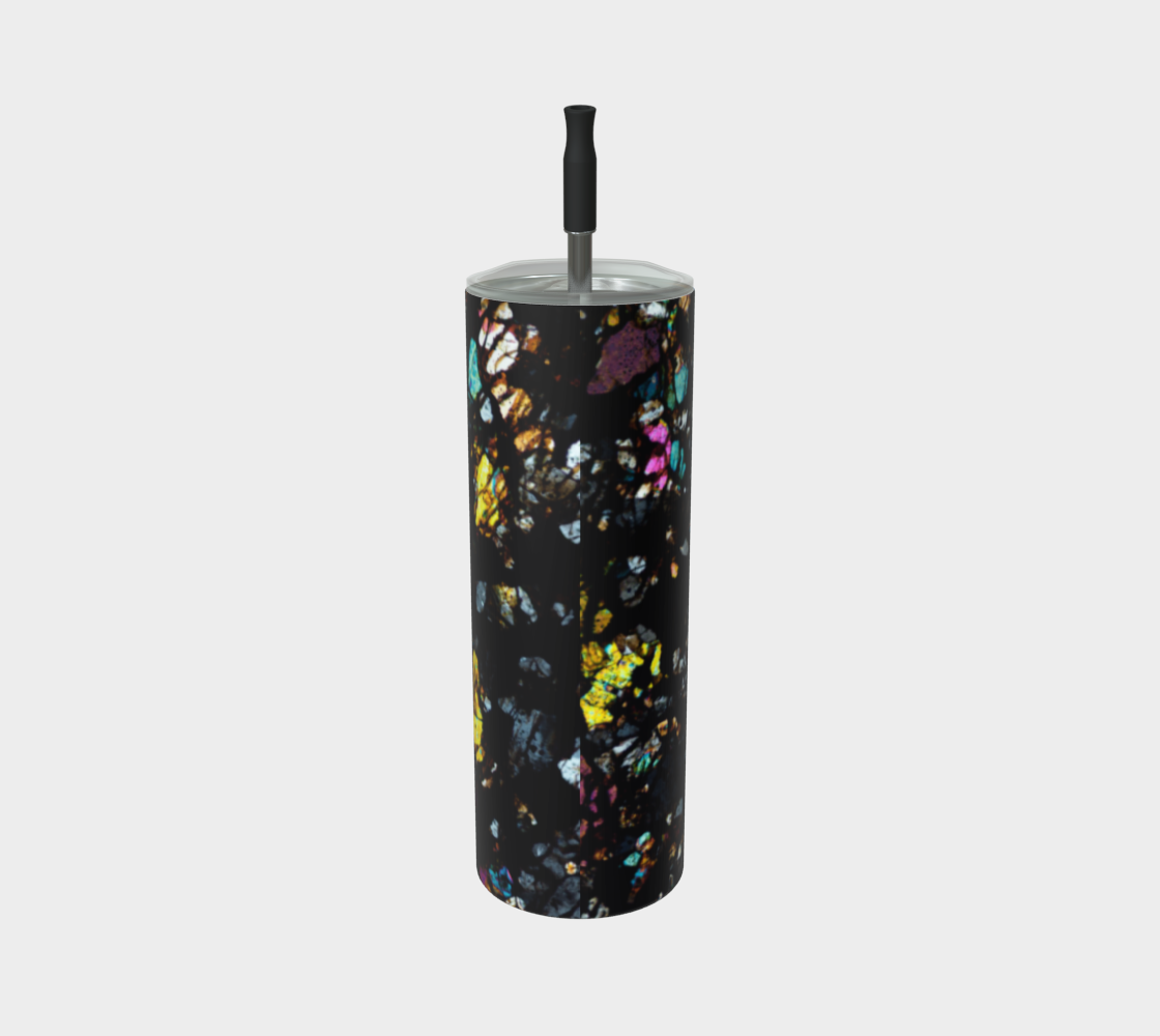 Campo del Cielo Iron Meteorite stainless steel tumbler matte