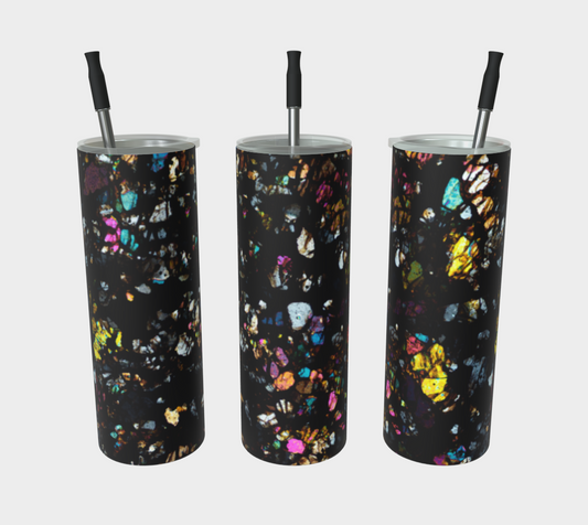 Campo del Cielo Iron Meteorite stainless steel tumbler matte