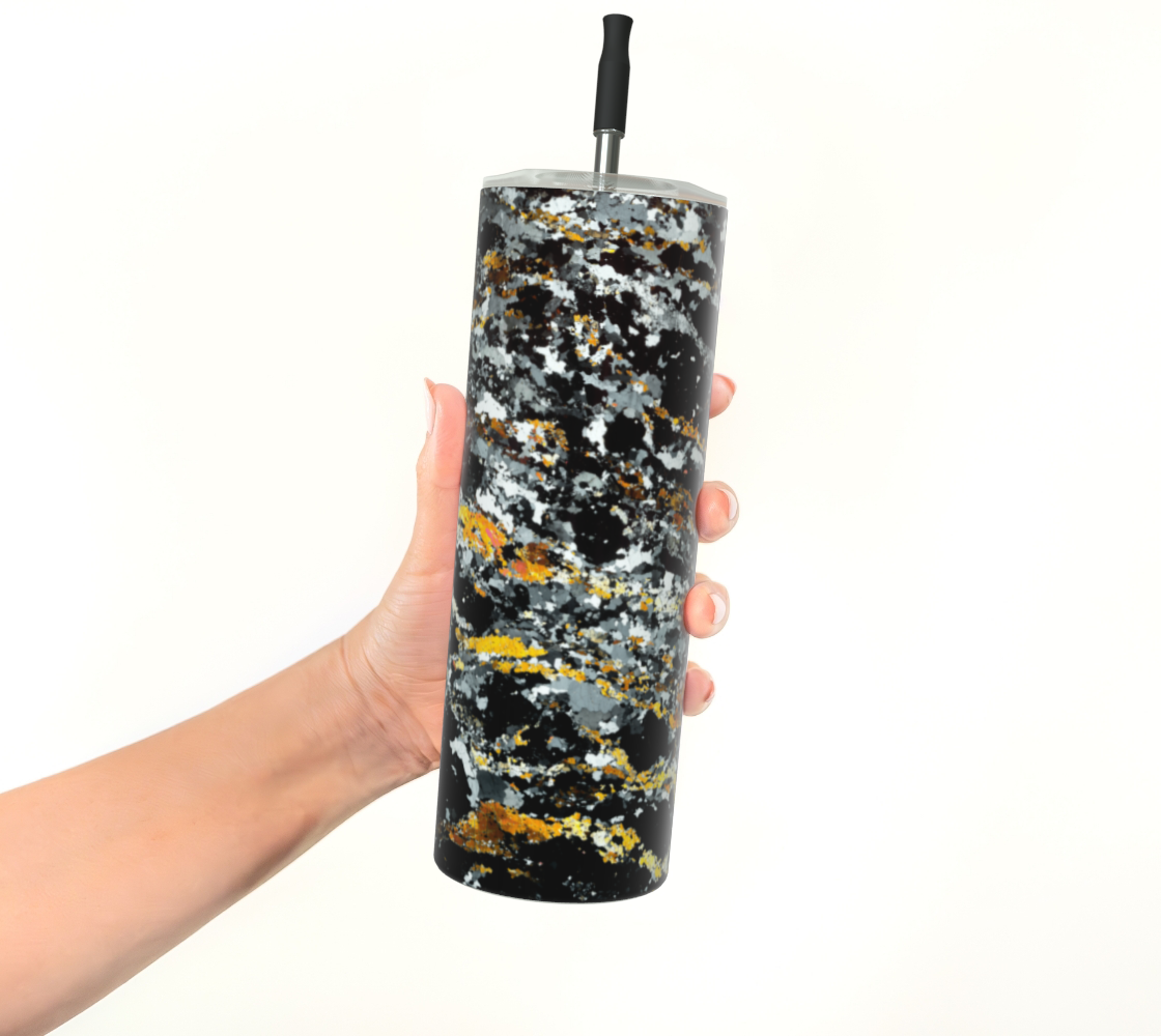 Garnet+Sillimanite Metapelite (Oygarden Group-Antarctica) stainless steel tumbler matte