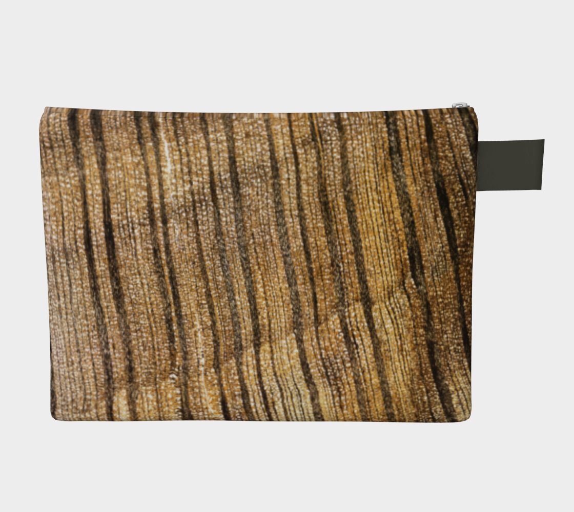 Petrified Wood 'Madera' zipper carry-all
