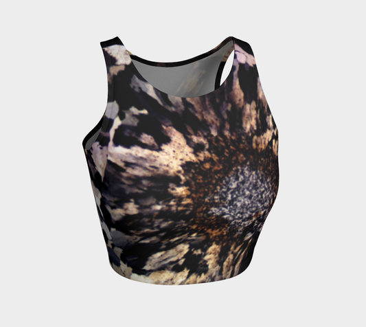 Ocean Jasper ‘Quartz Totality’ athletic crop top