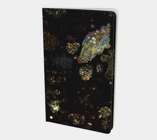 NWA 3118 Carbonaceous Chondrite Meteorite softcover journal 5" x 8.25"