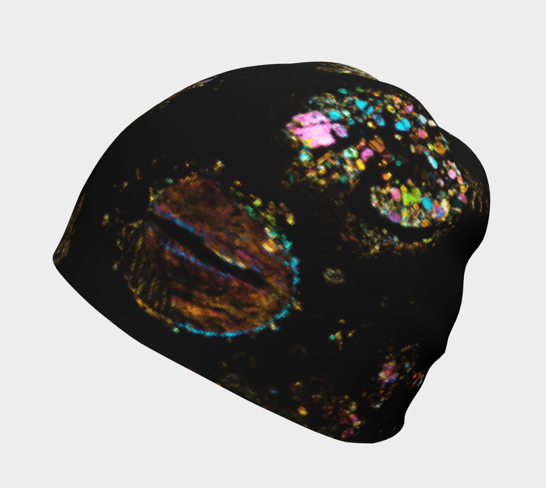 NWA 3118 Carbonaceous Chondrite Meteorite beanie - AOA