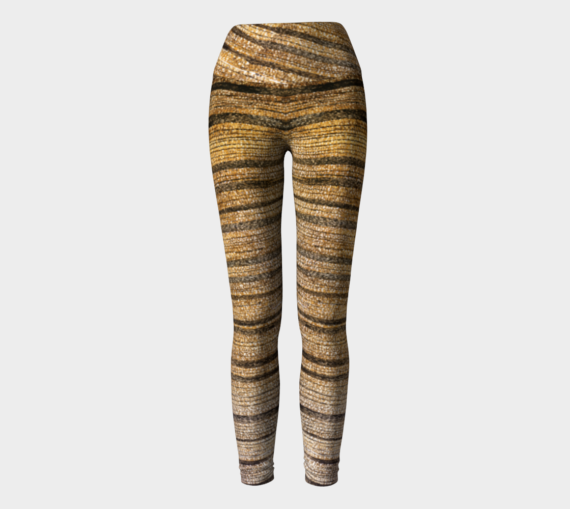 Petrified Wood 'Madera' yoga leggings